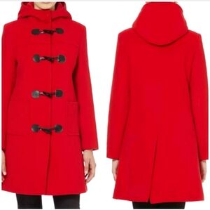 Jane Post hooded lined raincoat/jacket